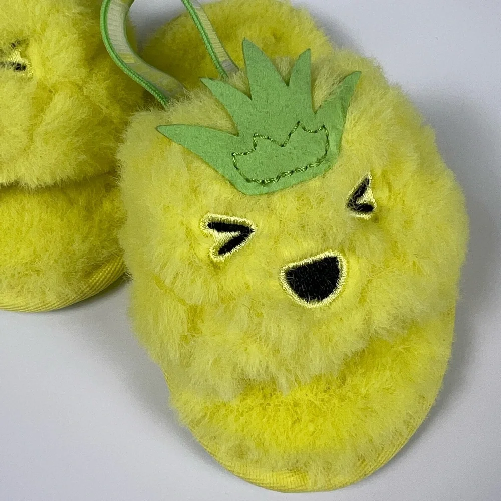NEW Ugg Fluff Yeah Pineapple Stiffie Toddler Sandals SZ-6